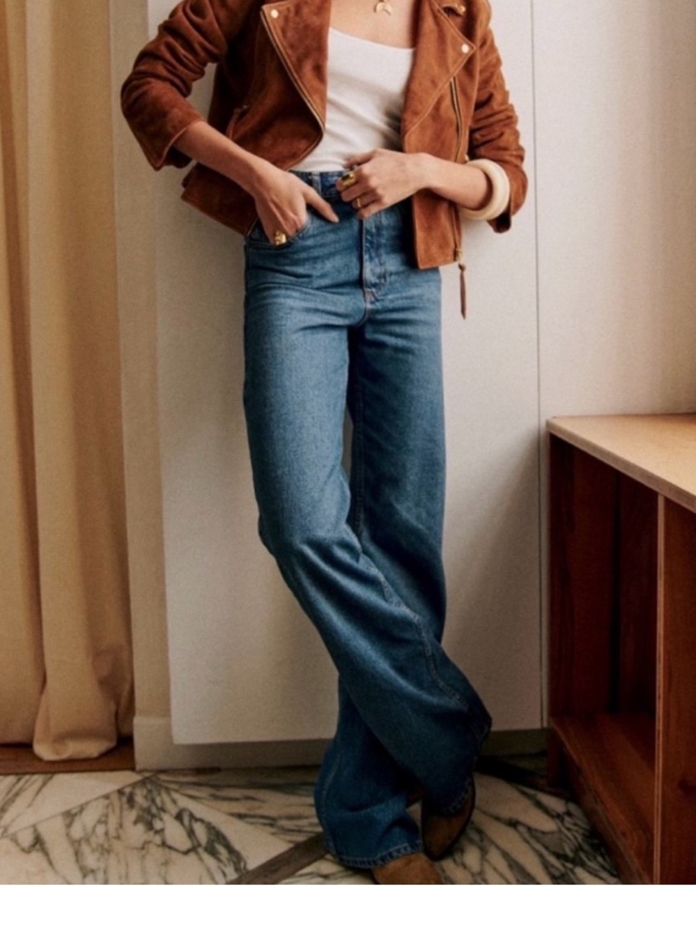Sezane Zig Suede Jacket US 6, FR 38 - Picture 2 of 8